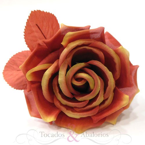 Rosa de seda 12cm