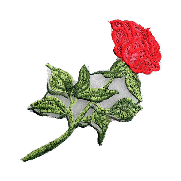 Aplicaci C3 B3n Bordada Rosa rojo