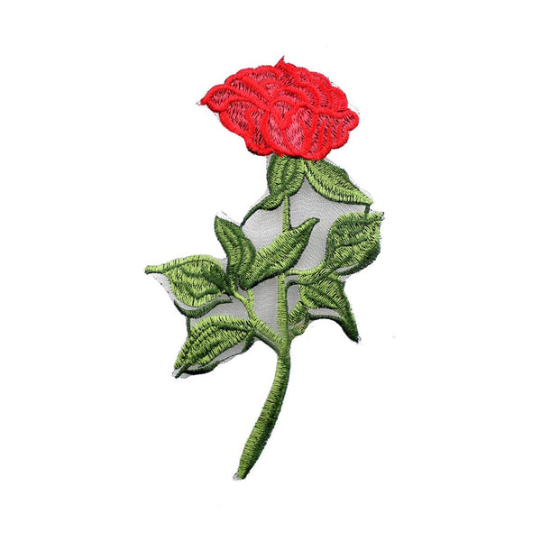 Aplicación Bordada Rosa