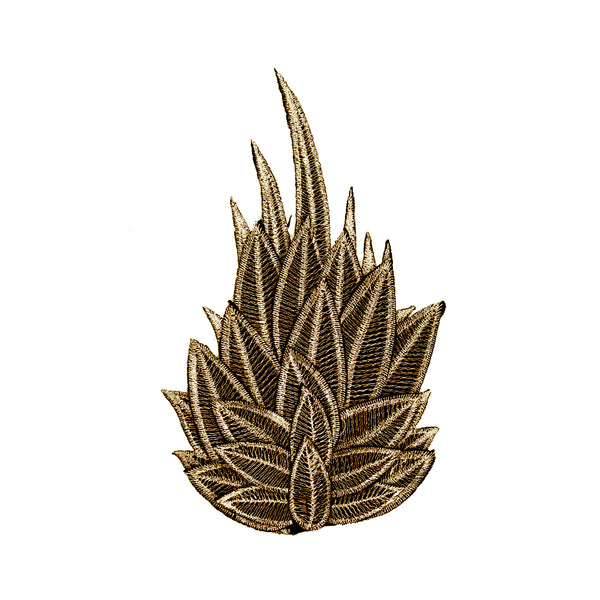 Aplicación Llama Hojal bronce