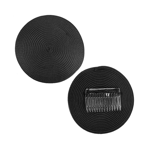 Base 14 cm polipropileno con peina negro