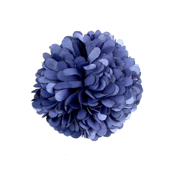 Flor clavel 6 cm azul