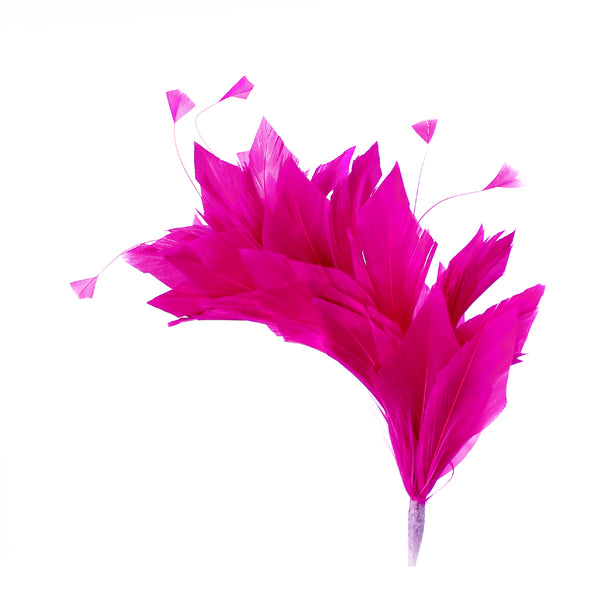 Pomo de plumas Afrodita 20 cm buganvilla