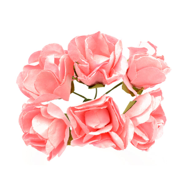 Ramillete Rosas de papel rosa
