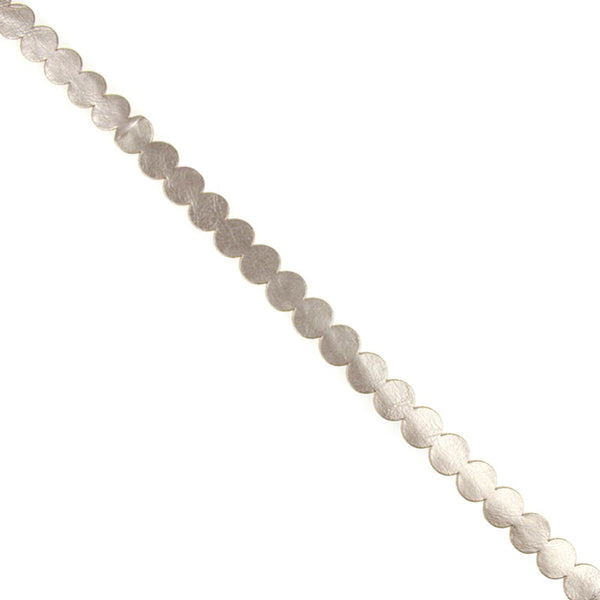 Tira semipiel circulitos 1 cm beige