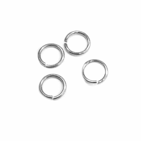 anilla 11mm diámetro 10 uds plata