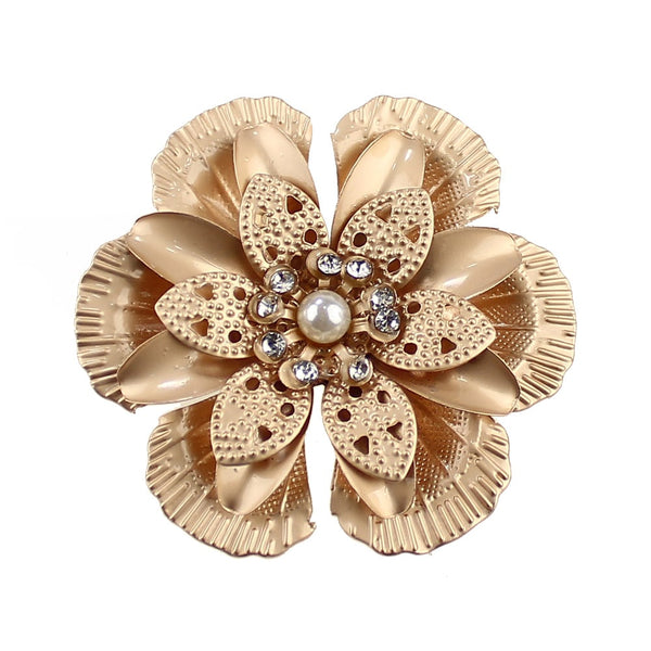 broche round oro mate