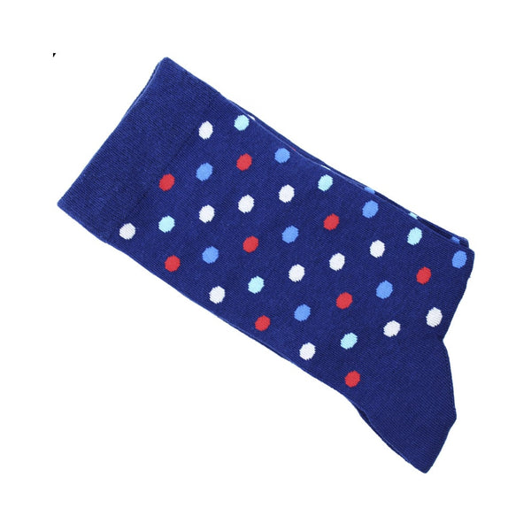 calcetines lunares grandes azul klein