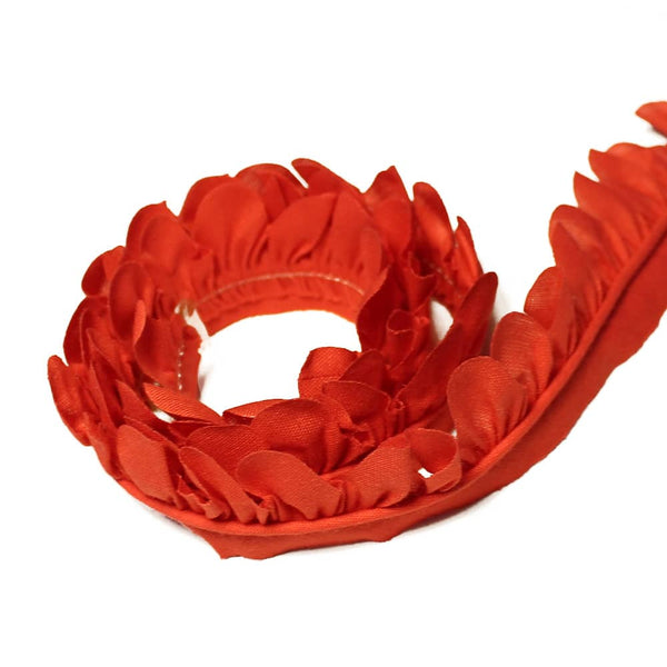 cinta de petálos pol alg 3 cm cm coral