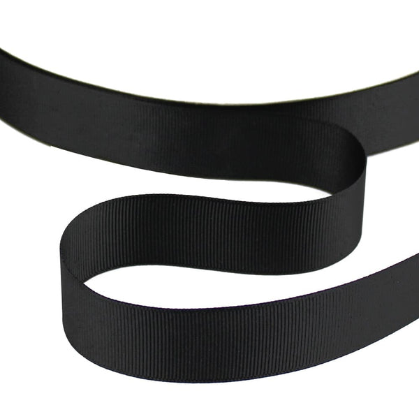 cinta grosgrain 25 mm negro