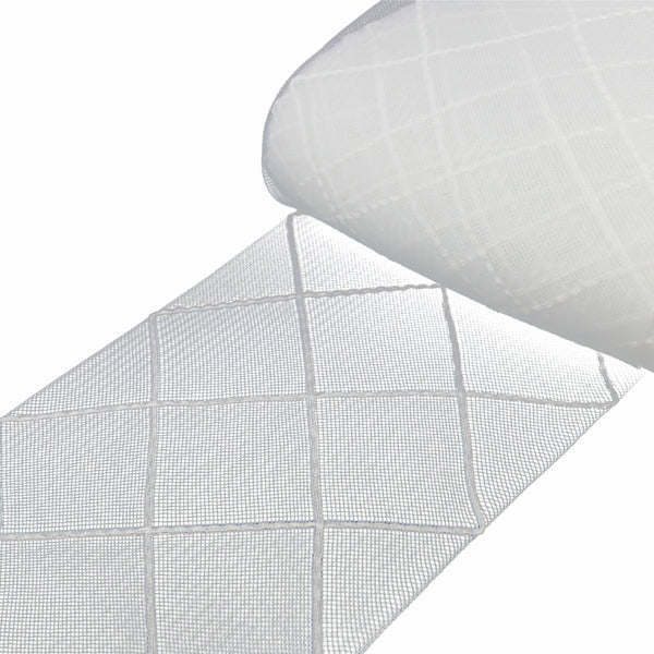 crin rombos 15 cm blanco