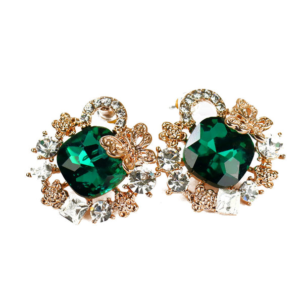 pendientes esmeralda