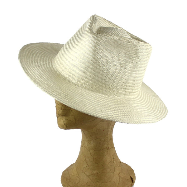 sombrero fedora buntal crudo