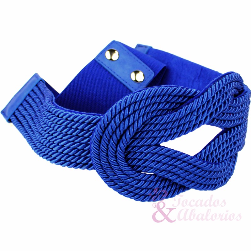 Cinturón de cordón trenzado
