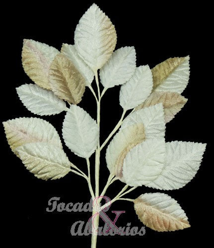 Ramillete Hojas terciopelo 20X12 CM