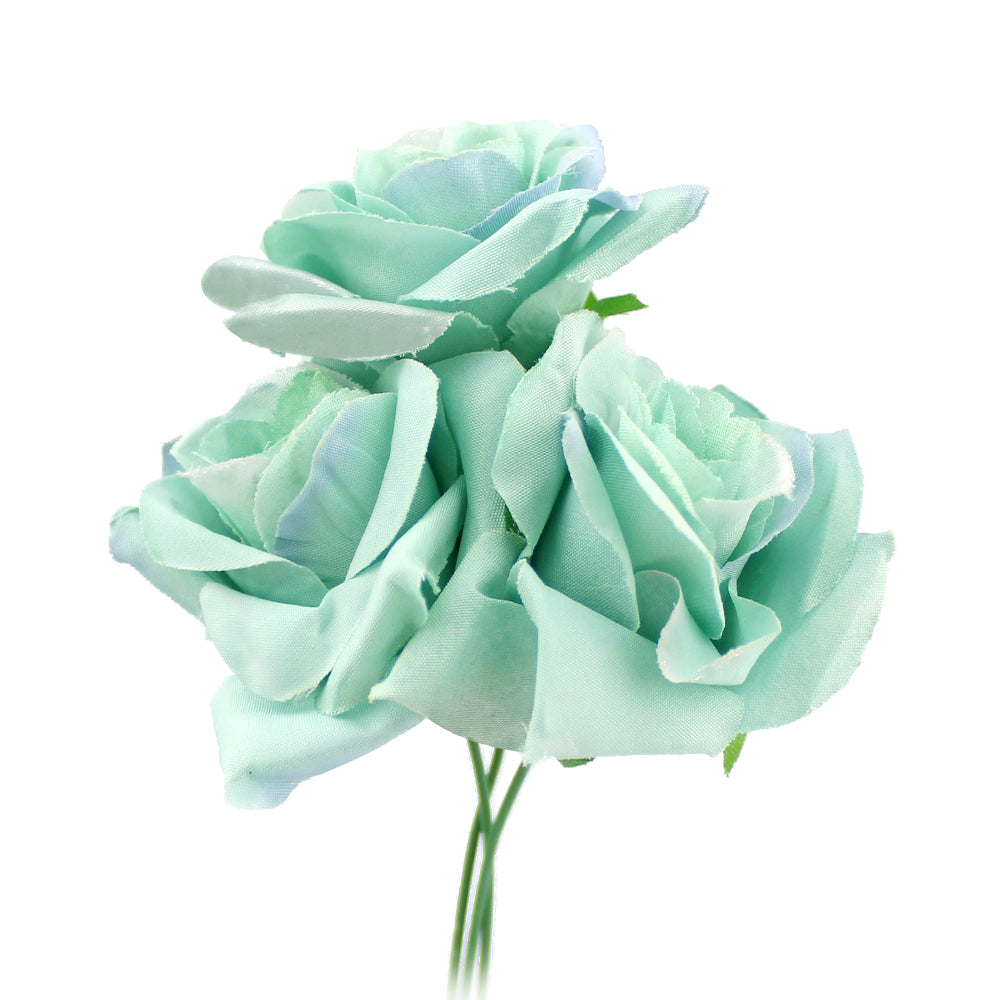 3 ROSAS MÓNIKA VERDE AGUA