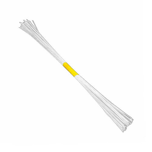 50 gr alambre forrado fino blanco