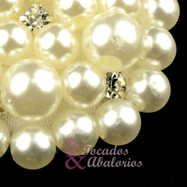 BOTON PERLAS Y STRASS