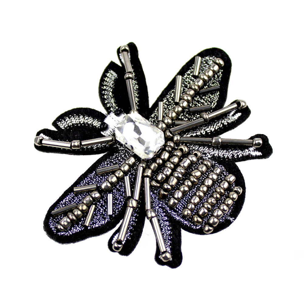 Abeja 7 cm termoadhesiva plata vieja
