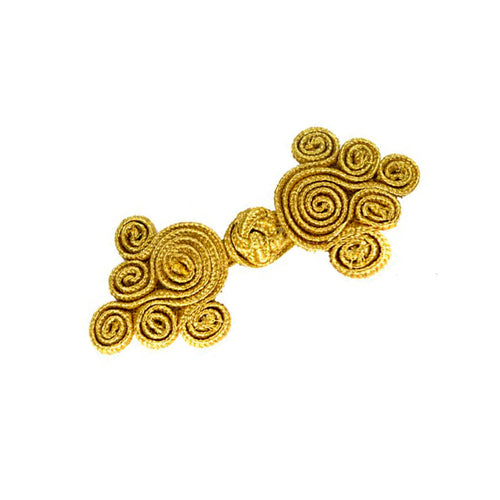 Alamar metalizado 10×4 cm oro