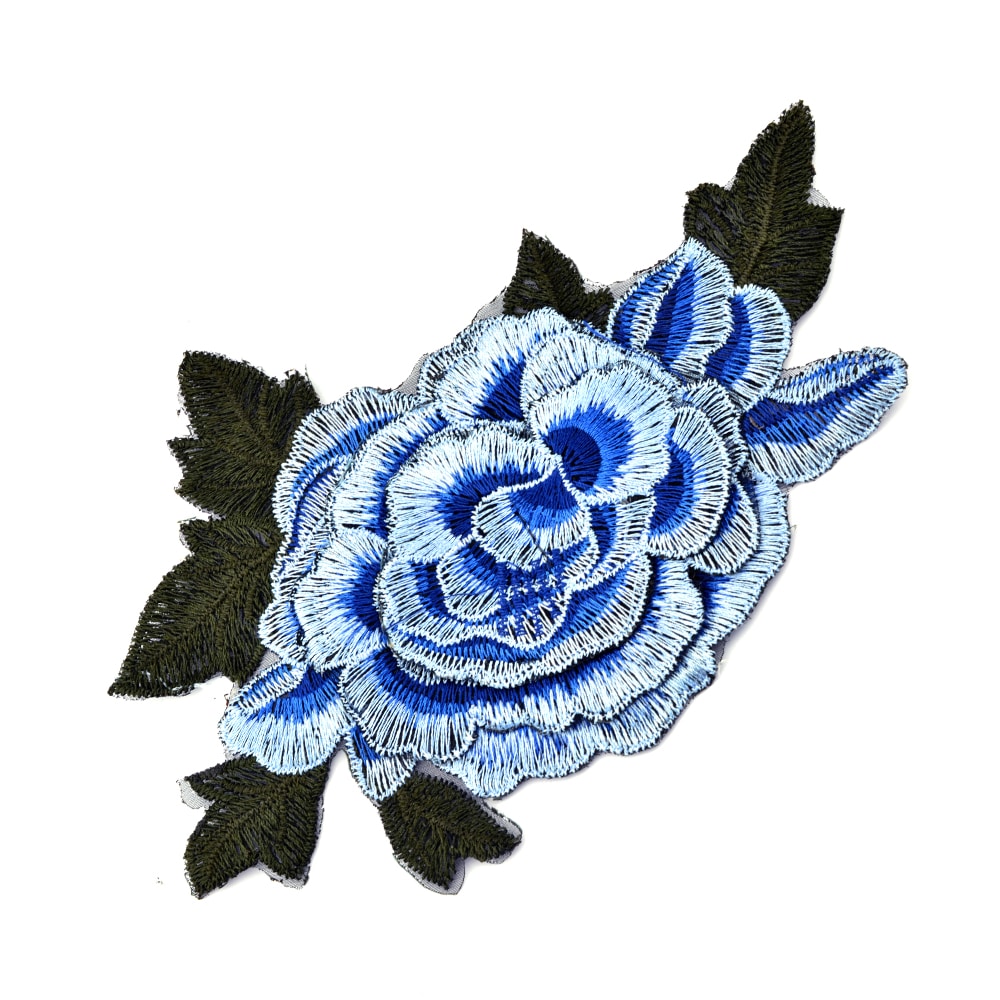 Aplicación Bordada Nafir azul