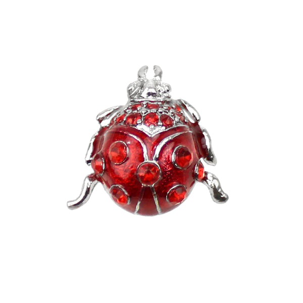 Broche Mariquita Rojo 2