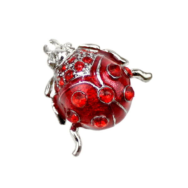 Broche Mariquita Rojo