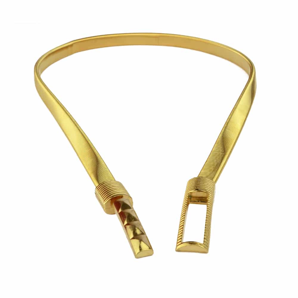 CINTUR C3 93N MET C3 81LICO CIERRE RECTO oro