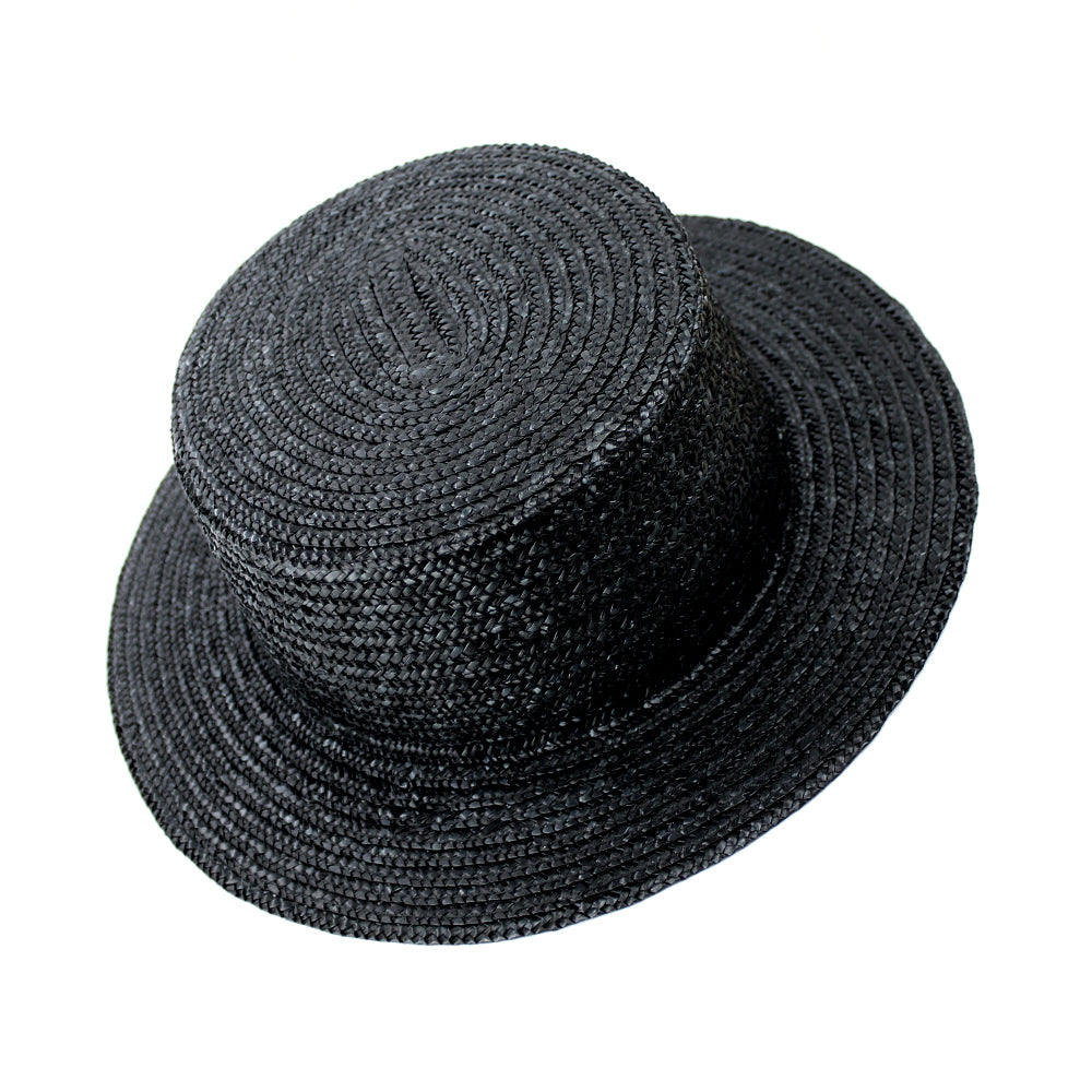 Canotier 1ª calidad negro