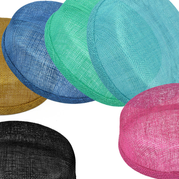 Casquete sinamay 18x16x5 cm