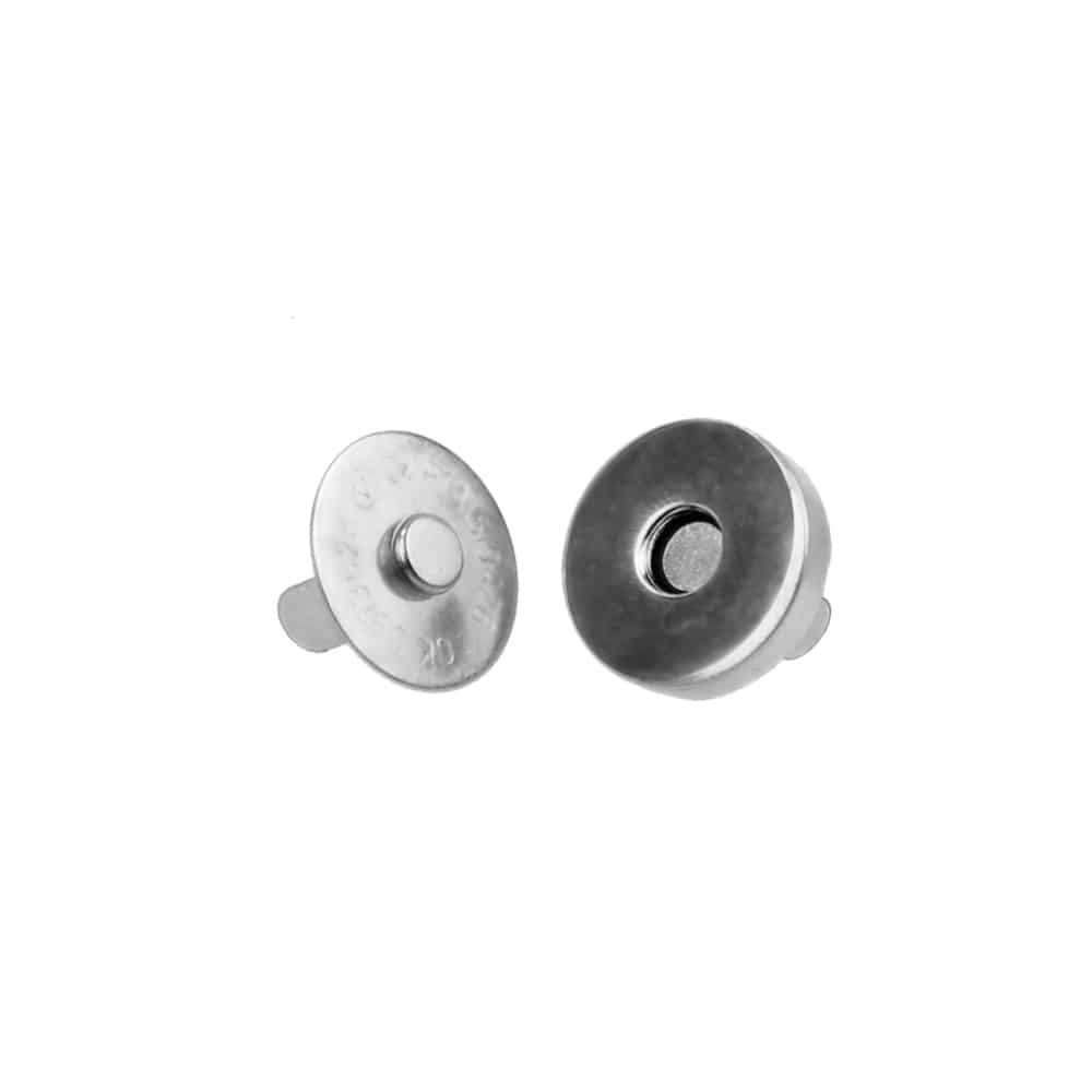 Cierre magnético bolso plata