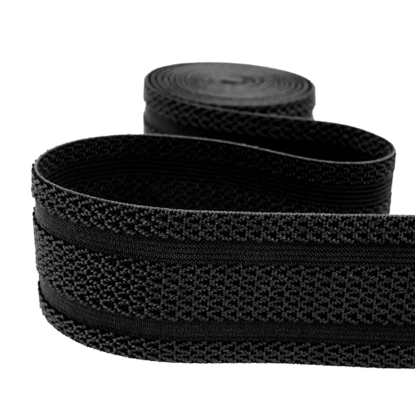 Cinta el C3 A1stica cachemir 5 cm negro