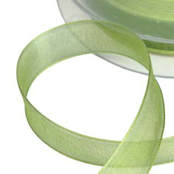 Cinta organdí 15 mm verde