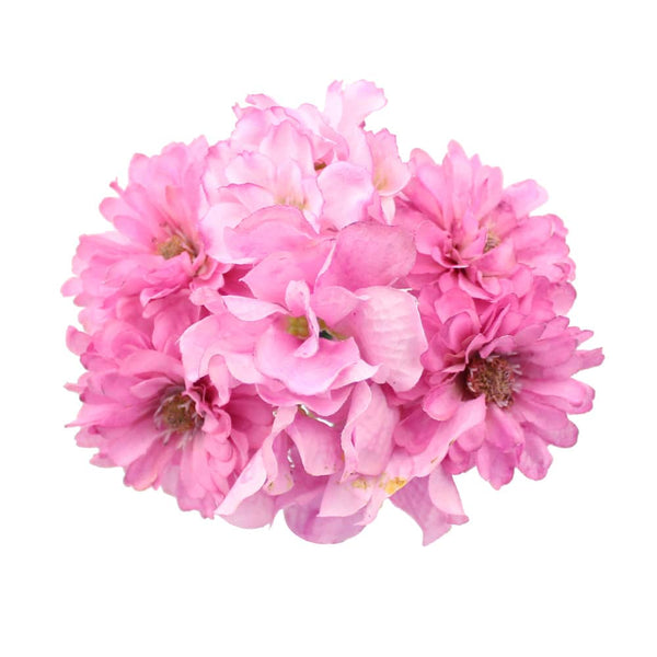 Conjunto floral brunilda rosa
