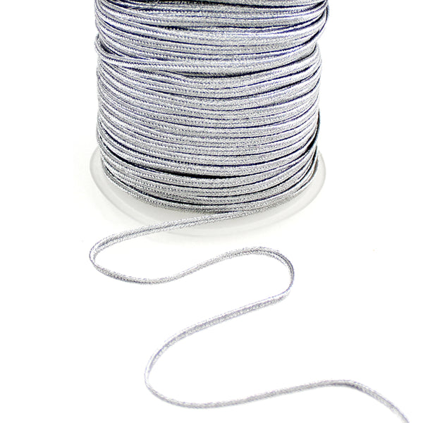 Cordon Soutach 4 mm plata