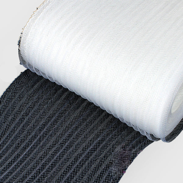 Crin ondulado 15 cm blanco
