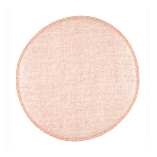 Disco Pamela Sinamay 34 CM rosa nude