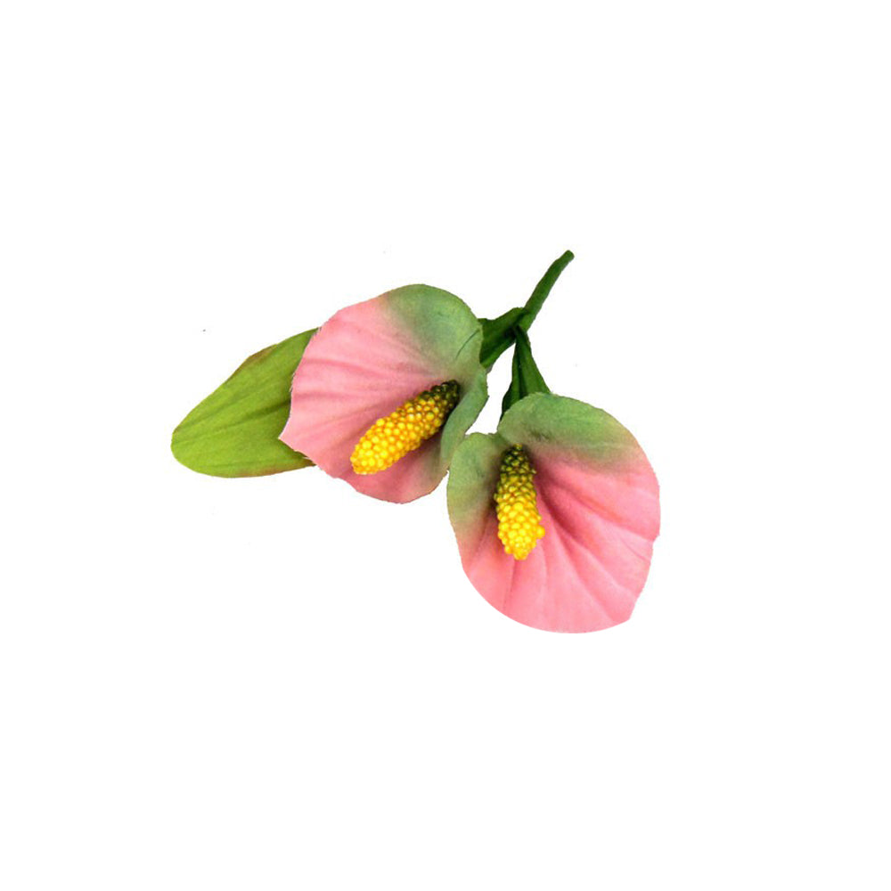 Doble Lirios 12×8 cm rosa palo