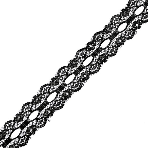 Encaje nylon 3 CM negro