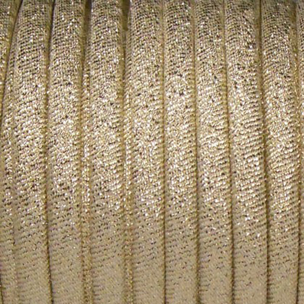 Espagueti lamé 7 mm oro