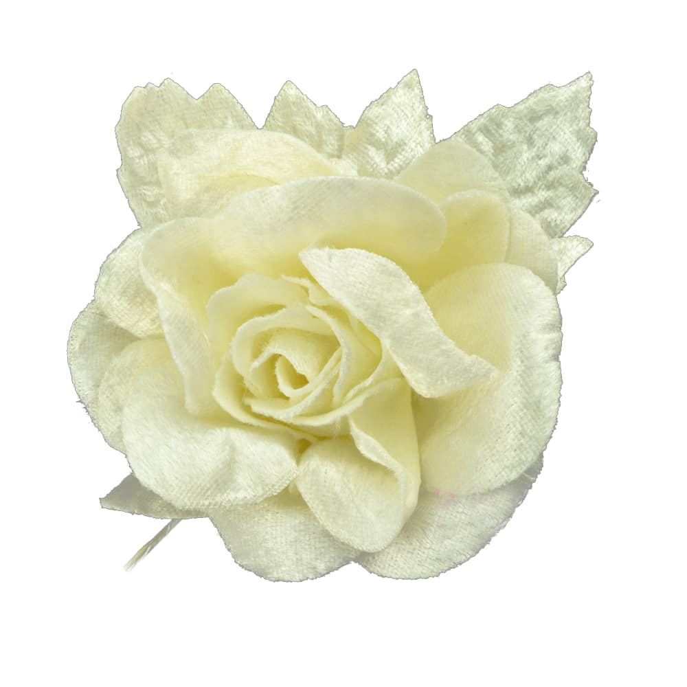 FLOR CARLA TERCIOPELO crudo