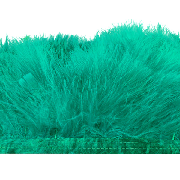 Fleco de marabú 8-10 CM jade