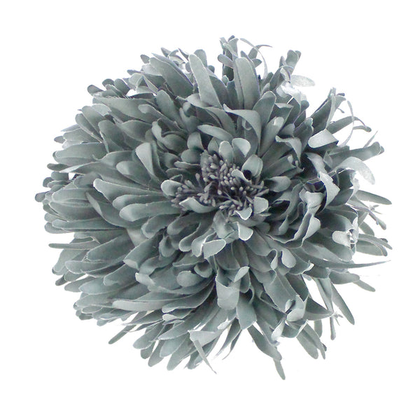Flor Ivanna gris plata