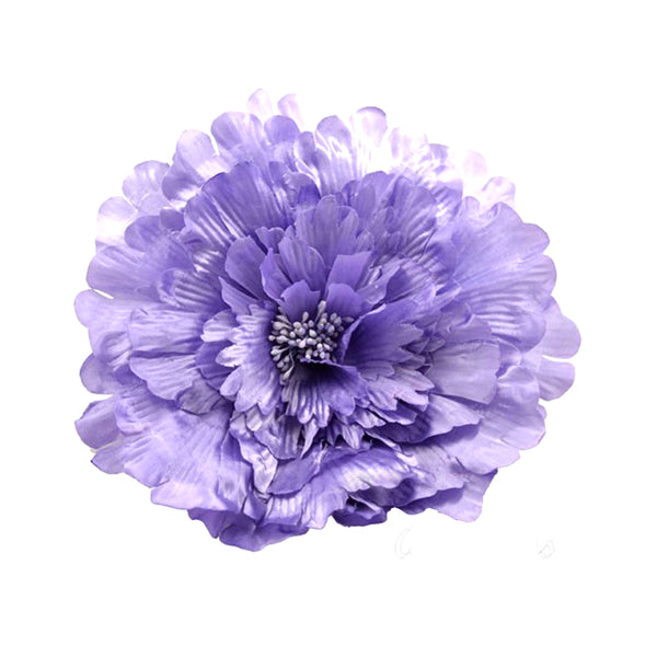 Flor de seda 20 cm lila