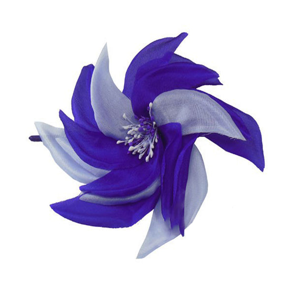Flor molino 14 CM blanco y morado