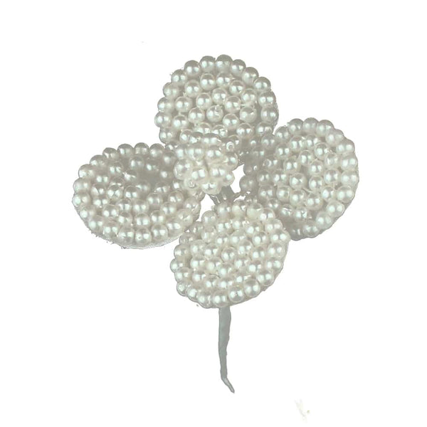 Flor tr C3 A9bol perla blanco