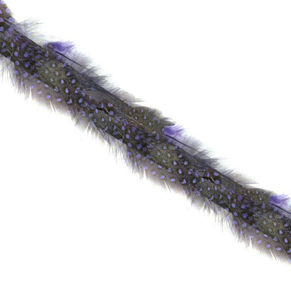 Galón Pluma Guinea 3 CM morado