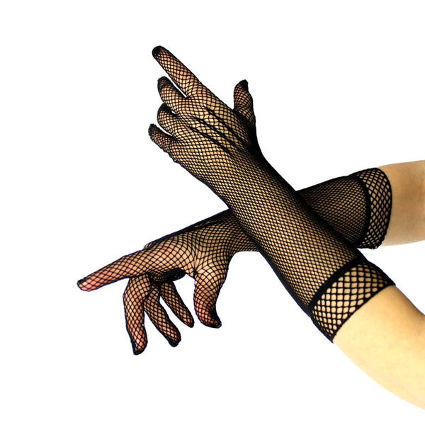Guantes de rejilla largos
