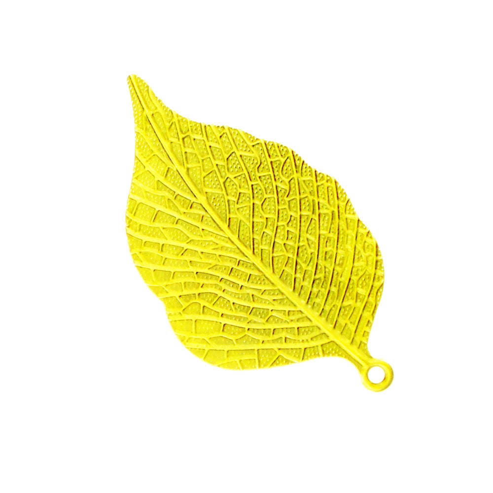 Hoja de latón de 6 5×3 5 cm oro