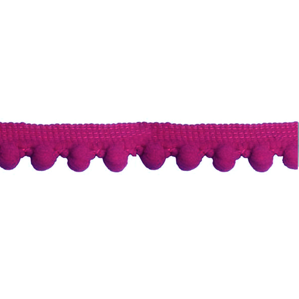 Mercería borlas poliamida 1 5 cm buganvilla